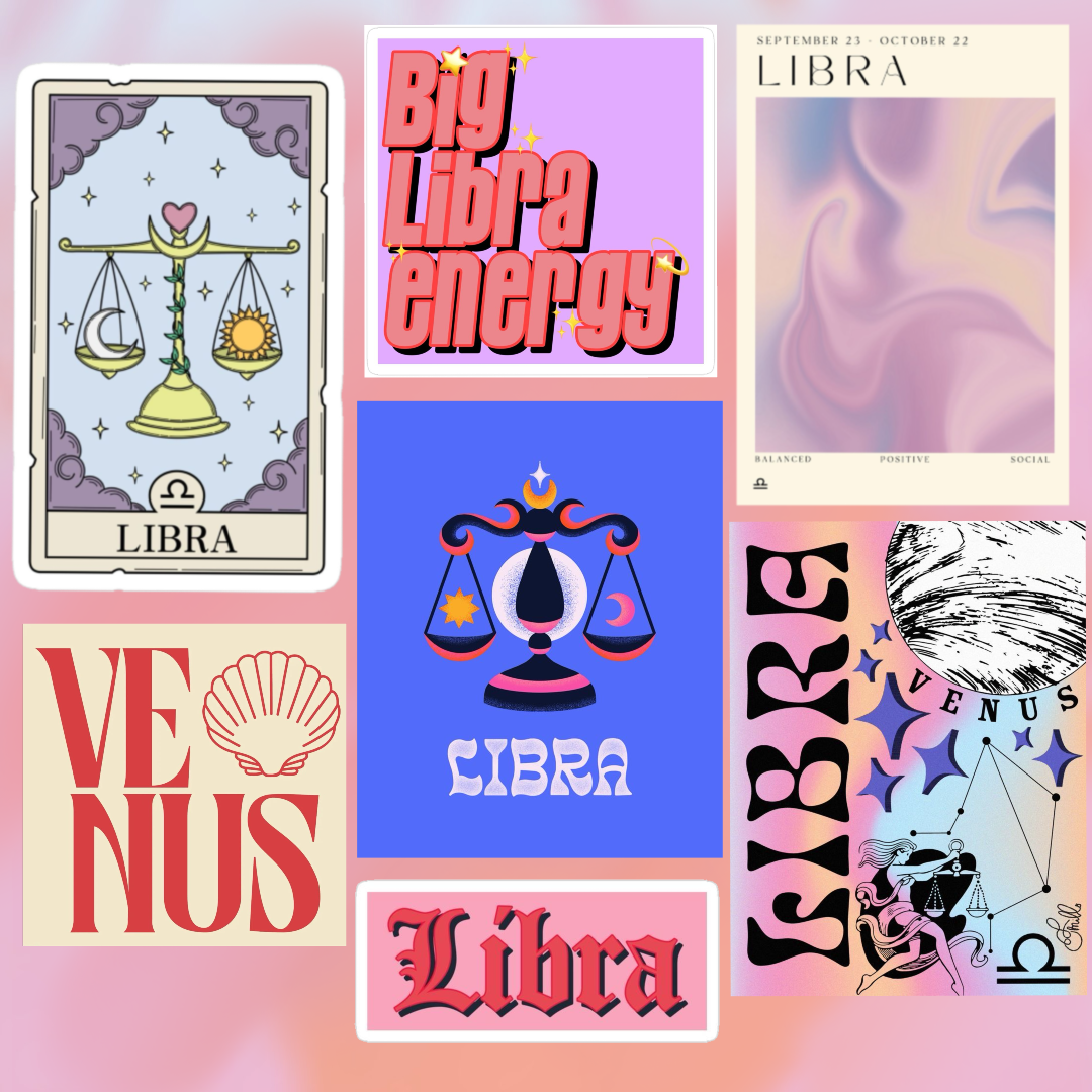 Set stickers astro queen