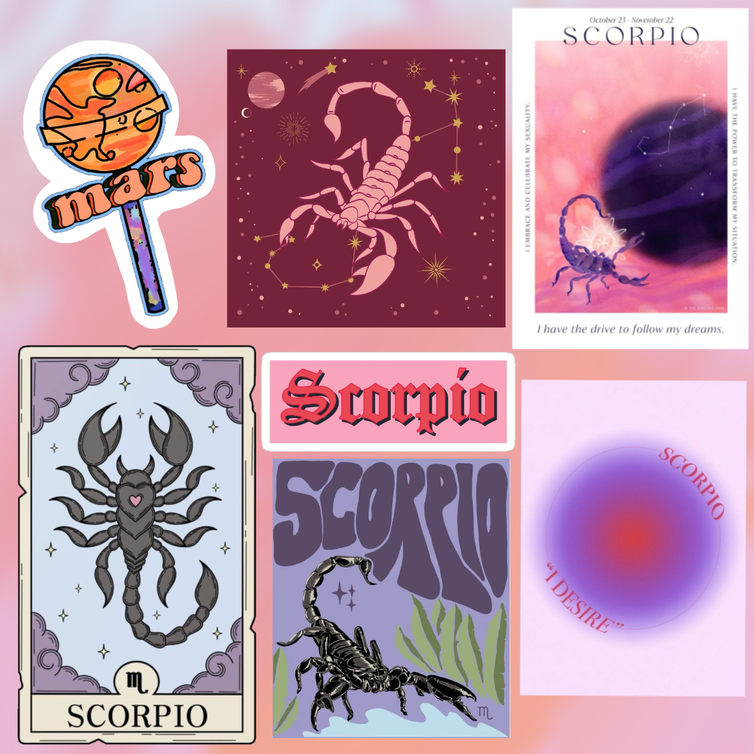 Set stickers astro queen