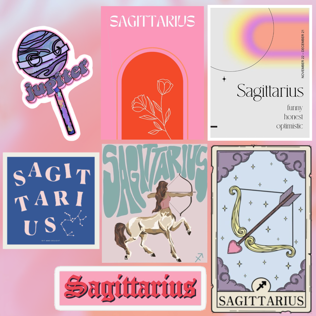 Set stickers astro queen