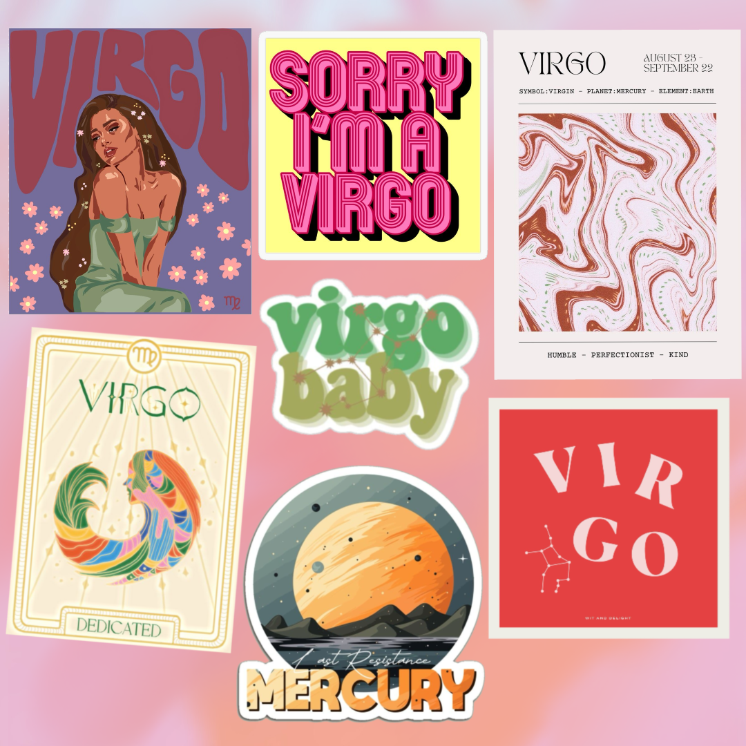Set stickers astro queen