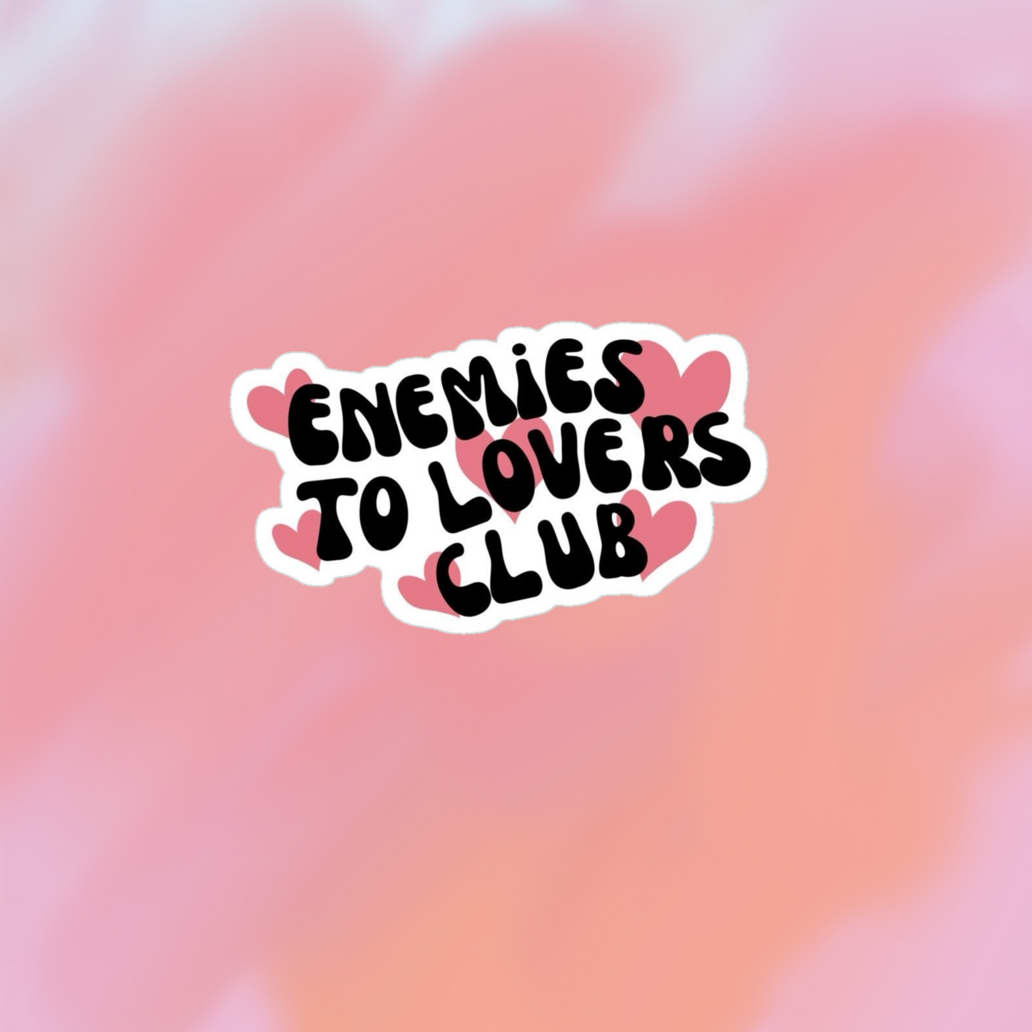 Sticker Enemies to Lovers club