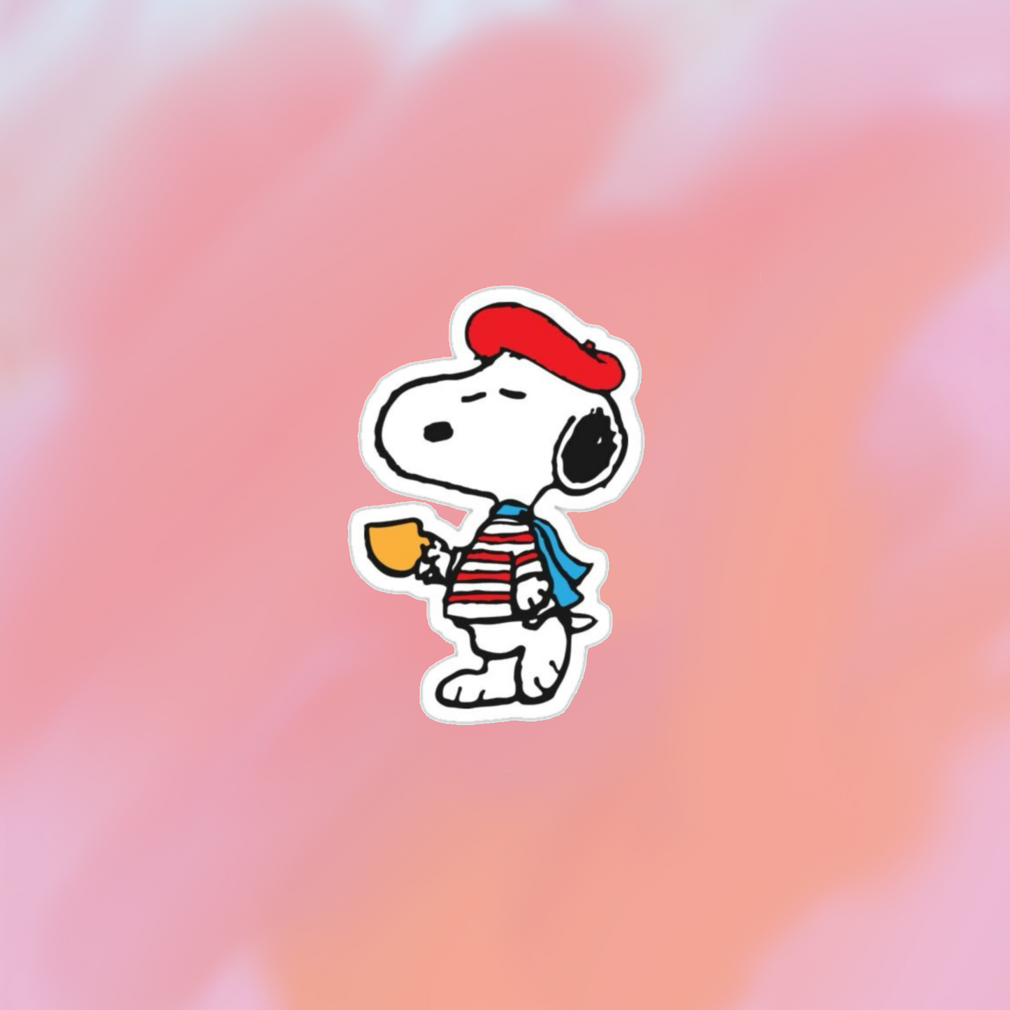 sticker snoopy paris