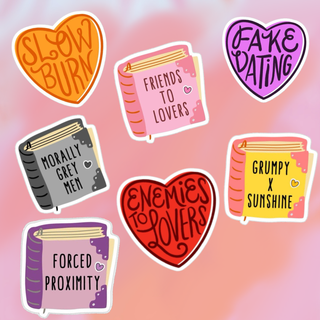 Set stickers Booklovers