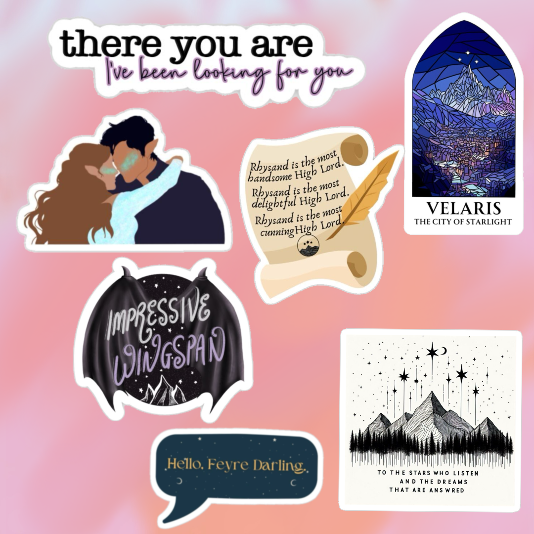 Set stickers Booklovers