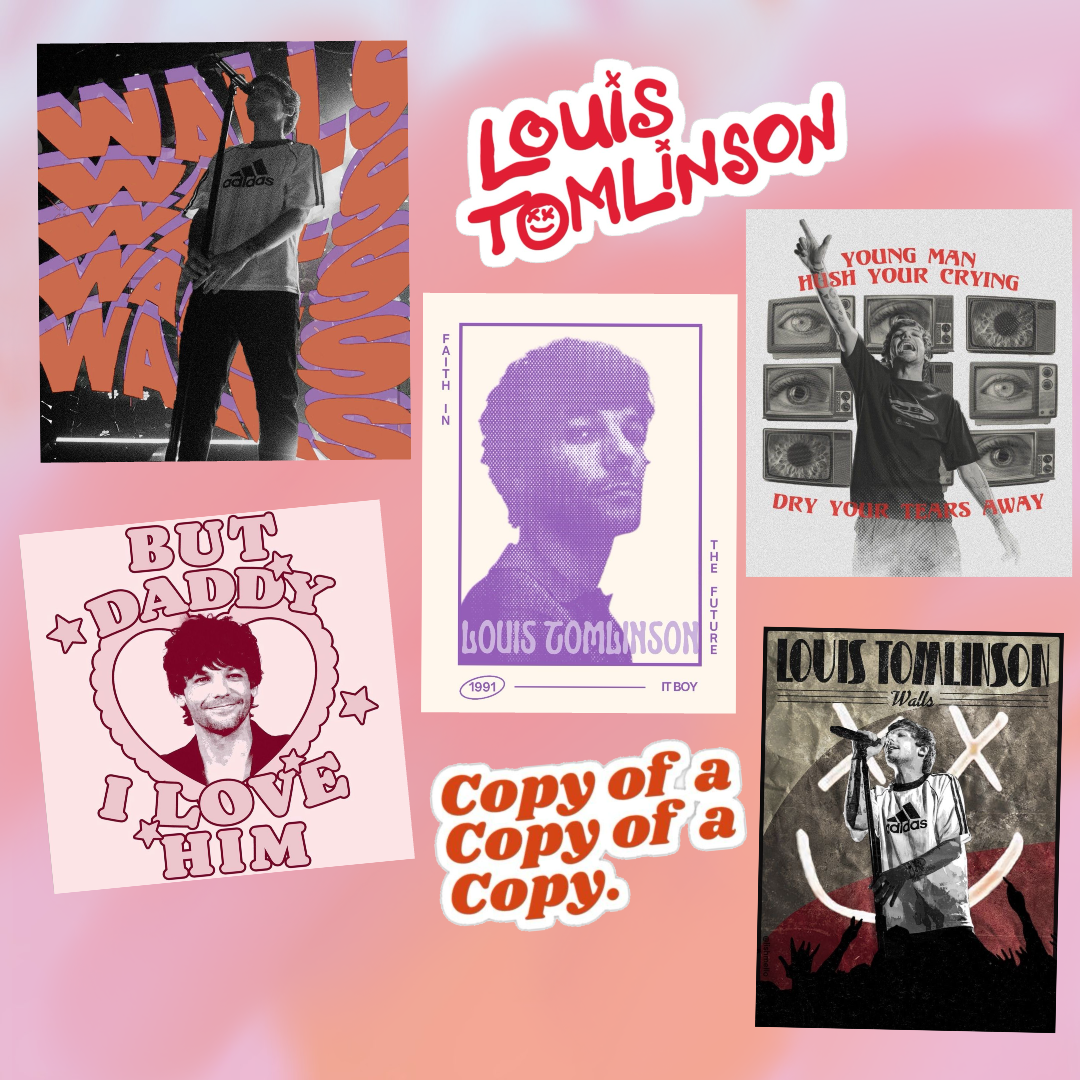 Set stickers One Direction