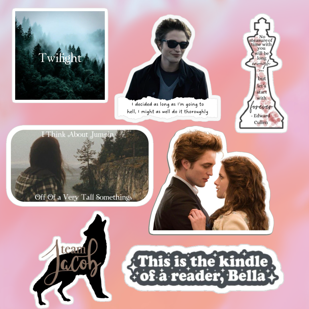 Set stickers Booklovers