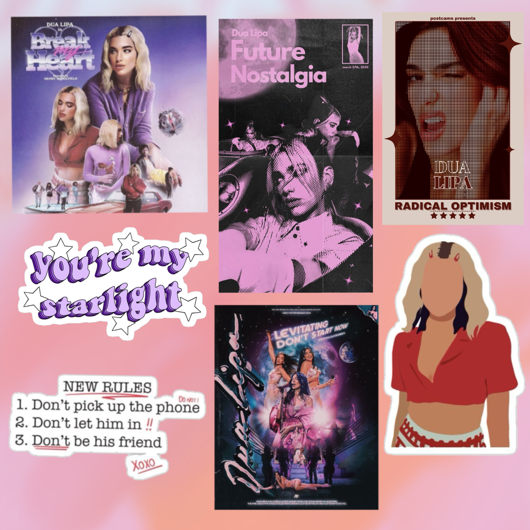 Set stickers Dua Lipa