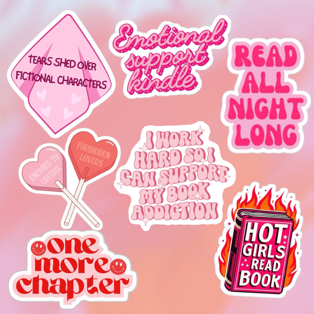 Set stickers Booklovers