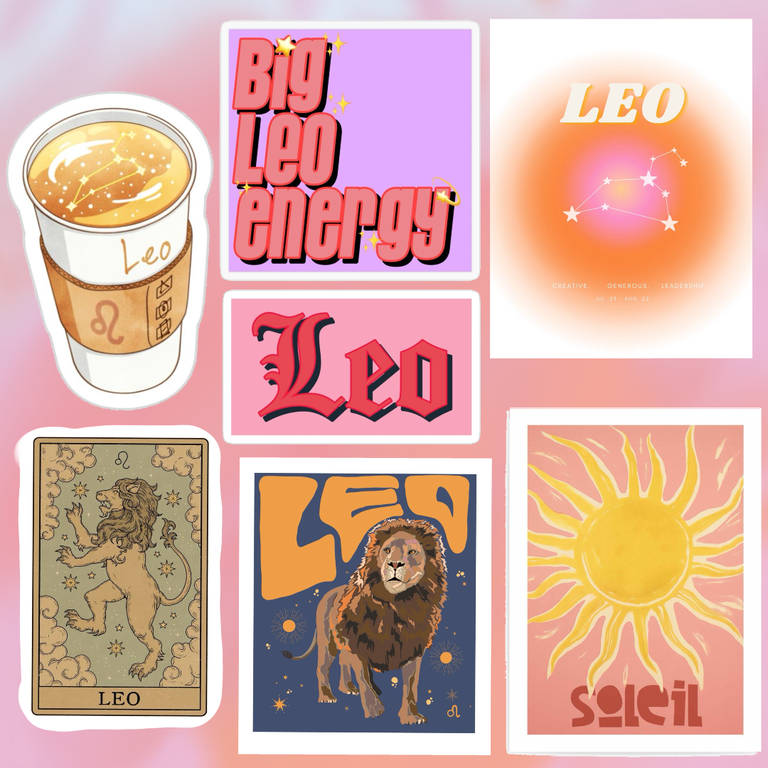 Set stickers astro queen