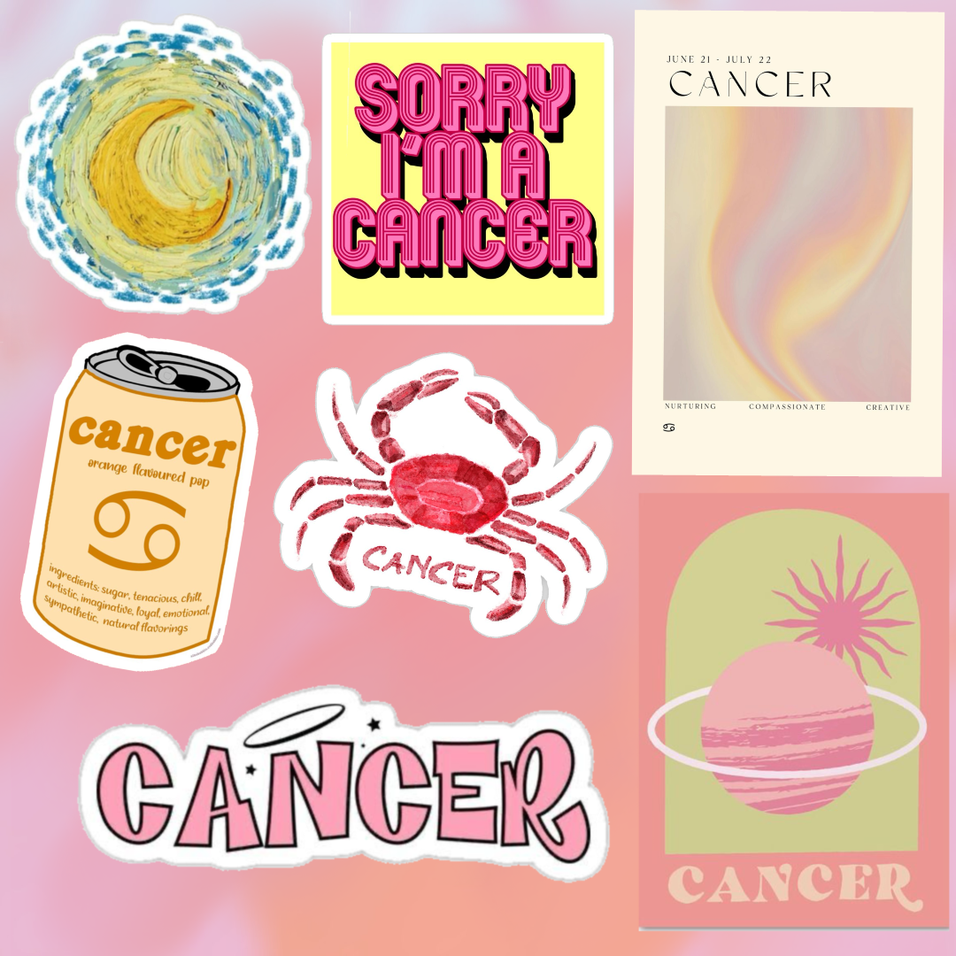 Set stickers astro queen