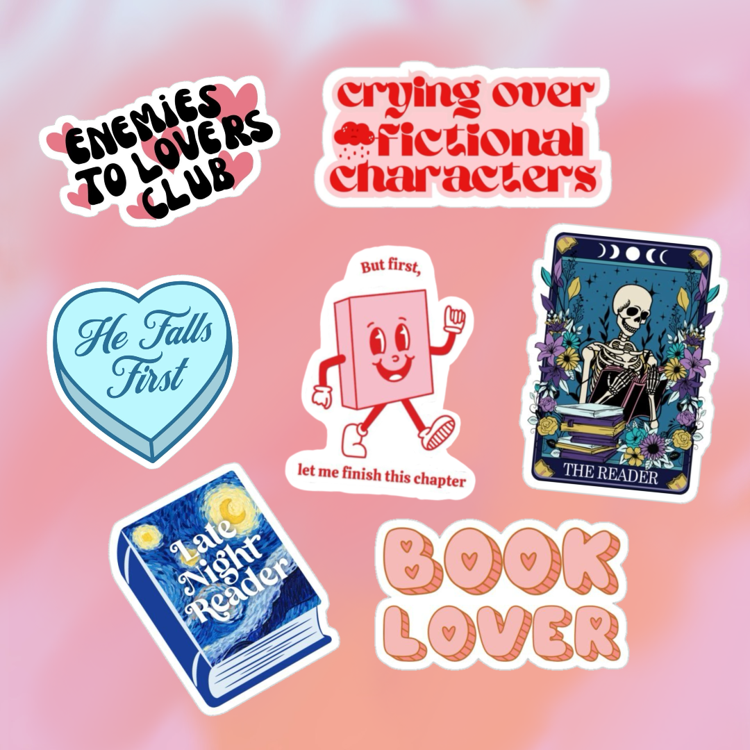 Set stickers Booklovers