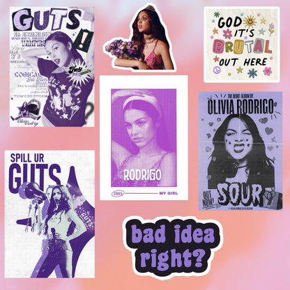 Set Stickers Olivia Rodrigo
