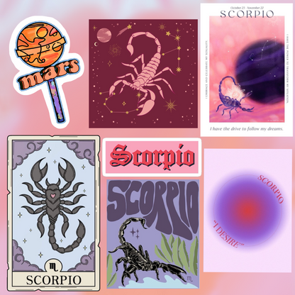 Set stickers astro queen