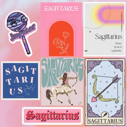 Set stickers astro queen