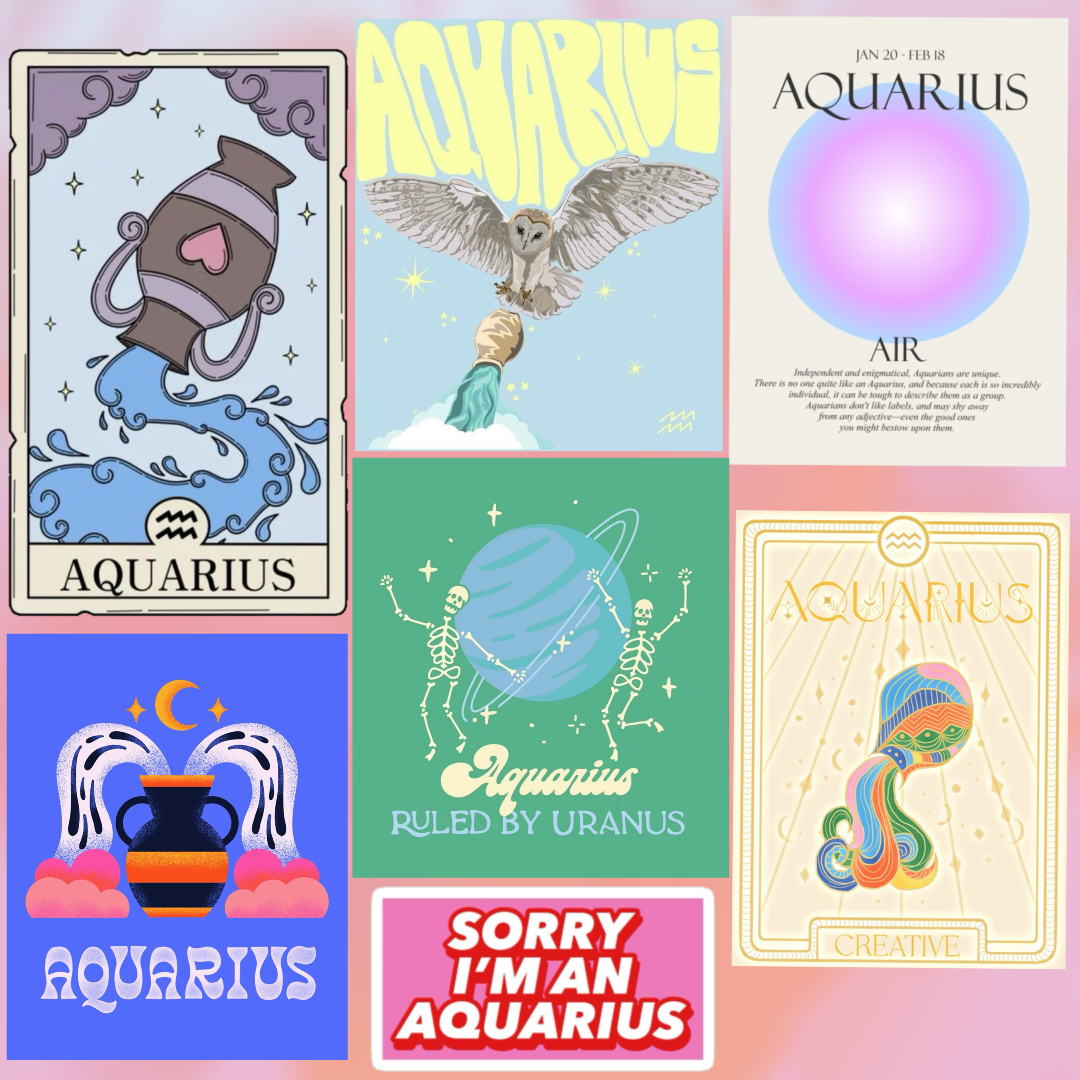 Set stickers astro queen
