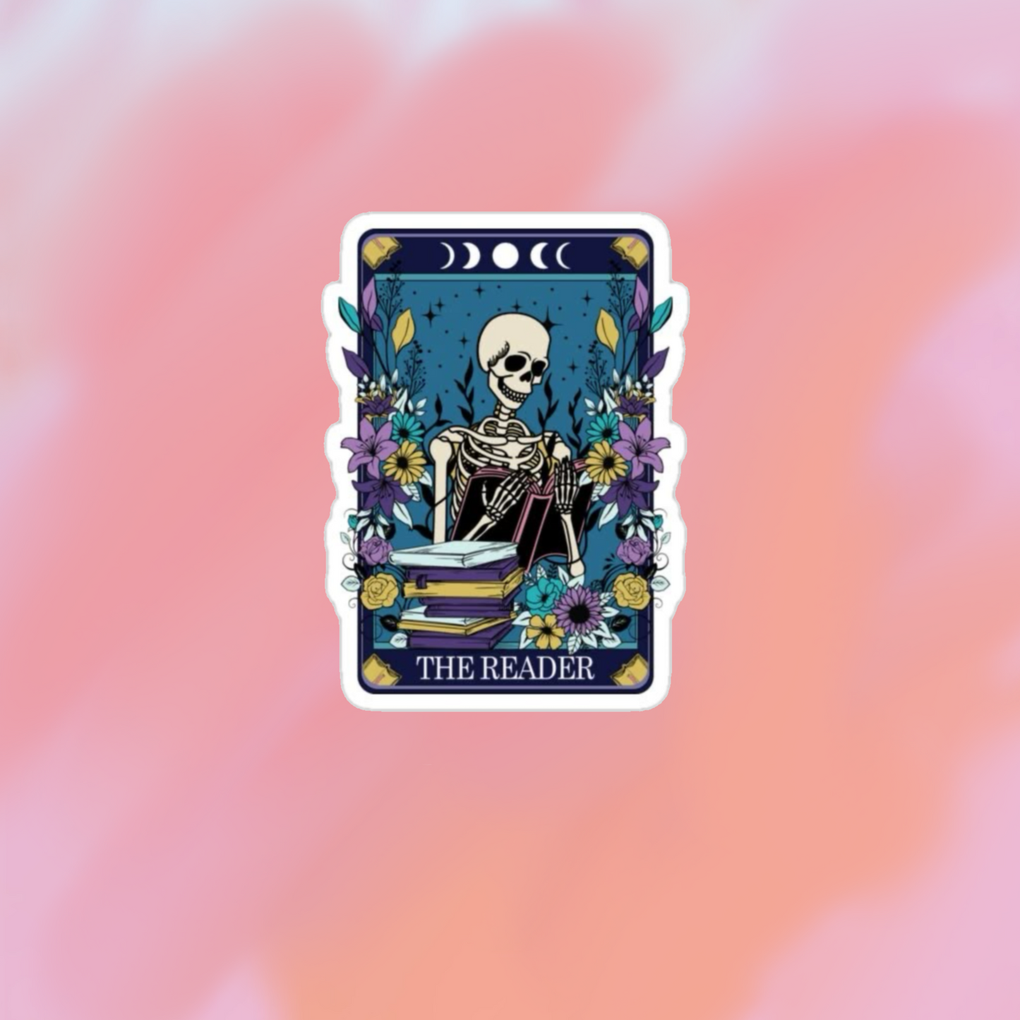sticker carta the reader