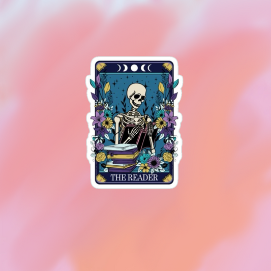 sticker carta the reader