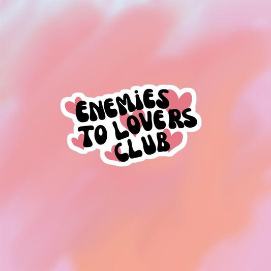 Sticker Enemies to Lovers club