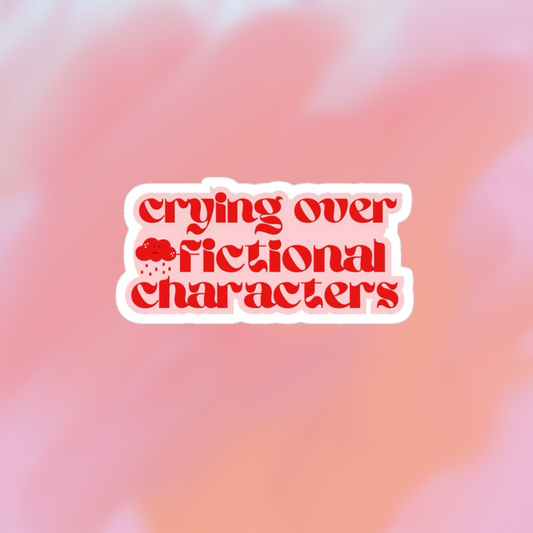 stickers crying over fictional characters