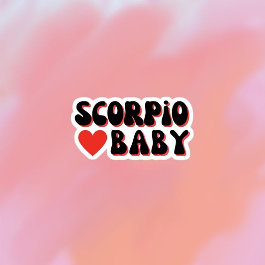 sticker scorpio baby
