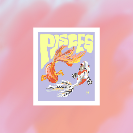stickers astro piscis