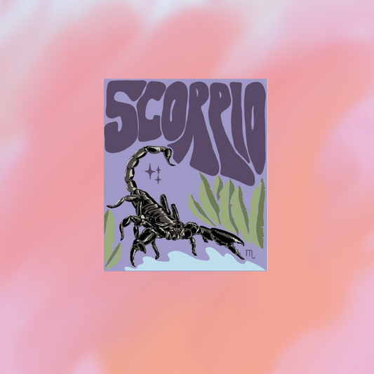 sticker astro escorpio