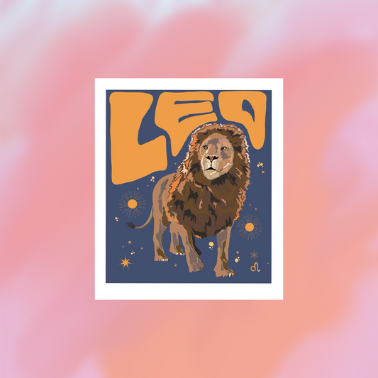 sticker astro leo