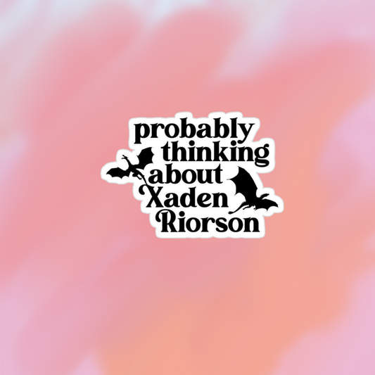 sticker probably thinking about Xaden Riorson