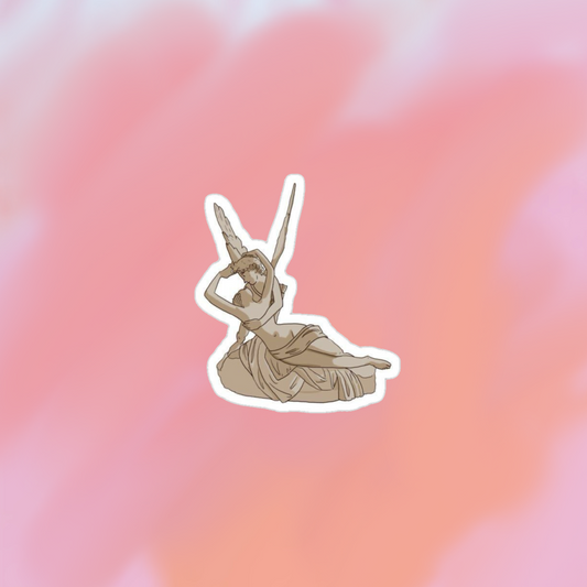 sticker eros y psique