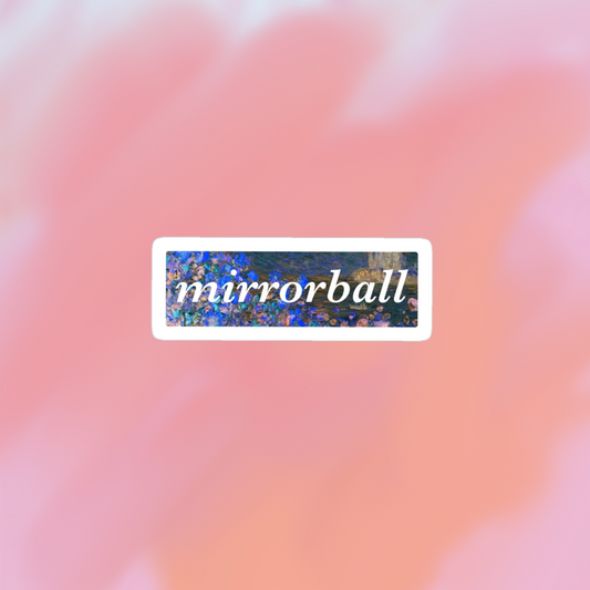 sticker mirrorball