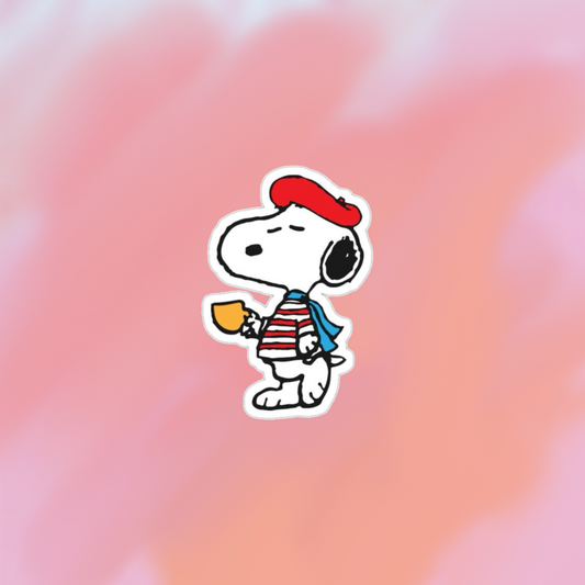 sticker snoopy paris