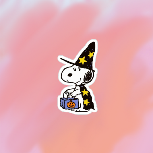 sticker snoopy halloween