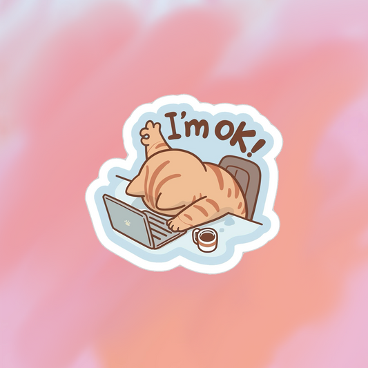 sticker gato im ok!