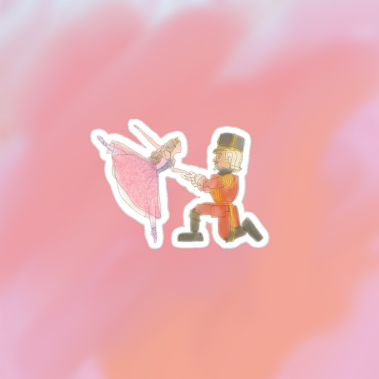 sticker barbie cascanueces