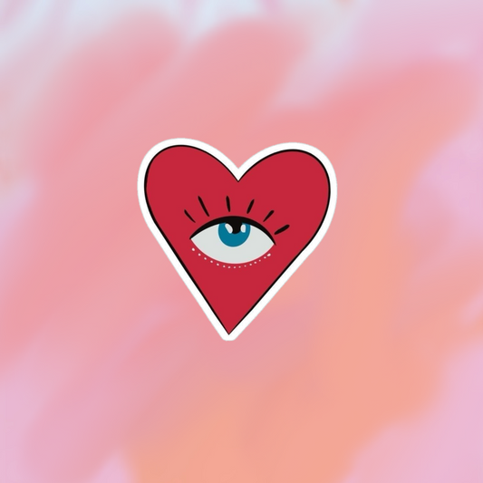 sticker ojos de mi corazon