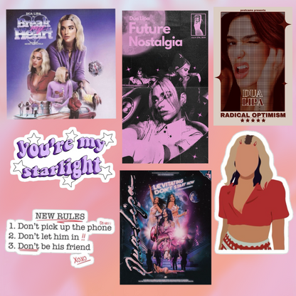 Set stickers Dua Lipa