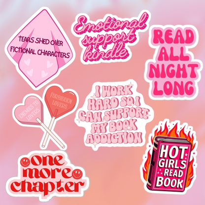 Set  stickers Booklovers