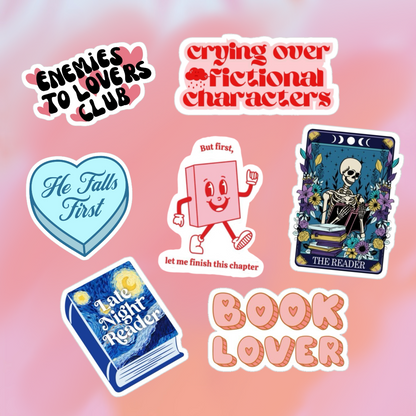 Set  stickers Booklovers
